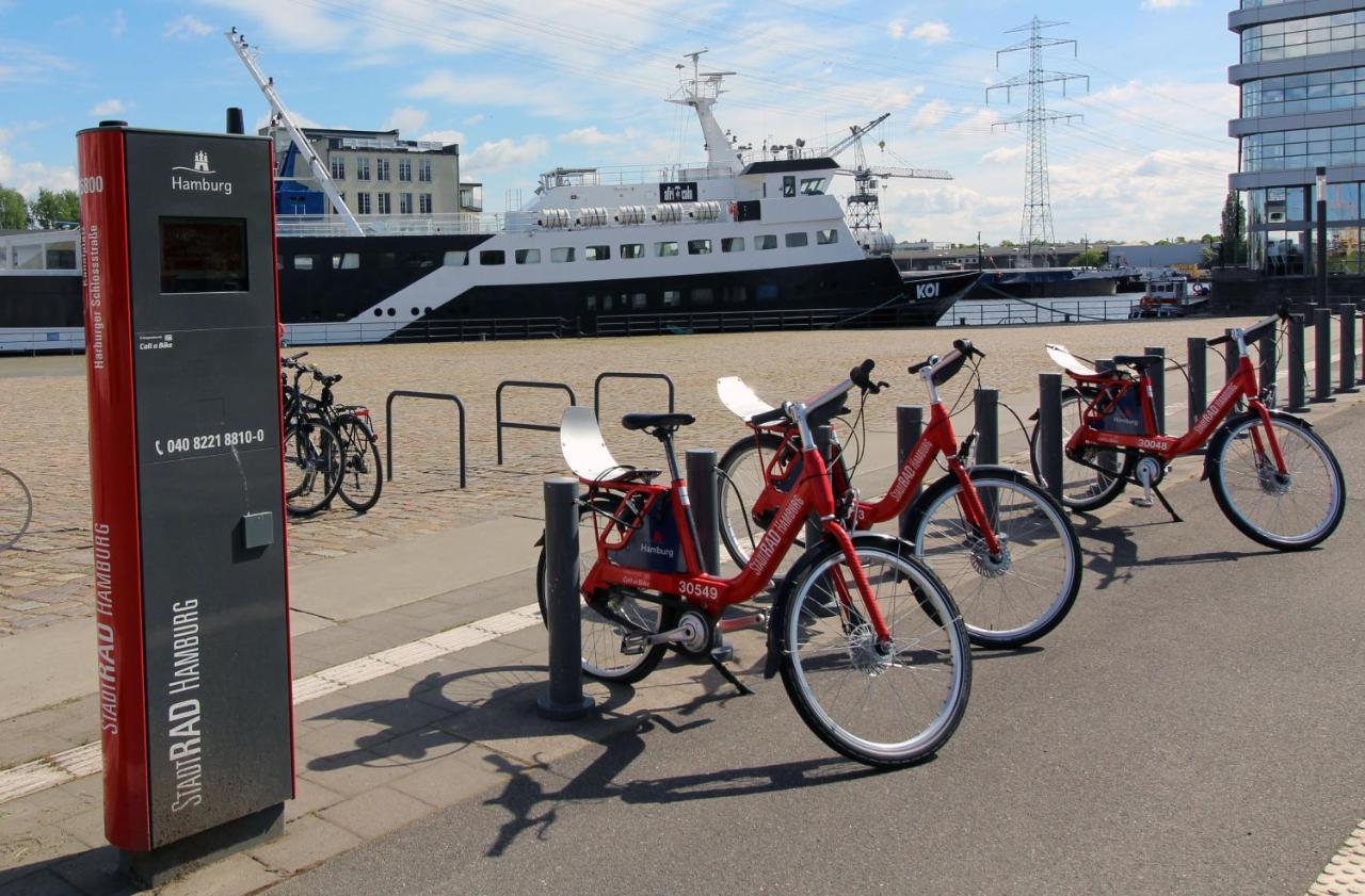 Neu! Einmaliges Loft Im Binnenhafen - Hafenblick! Hamburg-Harburg Buitenkant foto